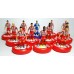 Subbuteo Andrew Table Soccer Olympiacos 2005-2006 Champions League Edition on WSB Professional bases